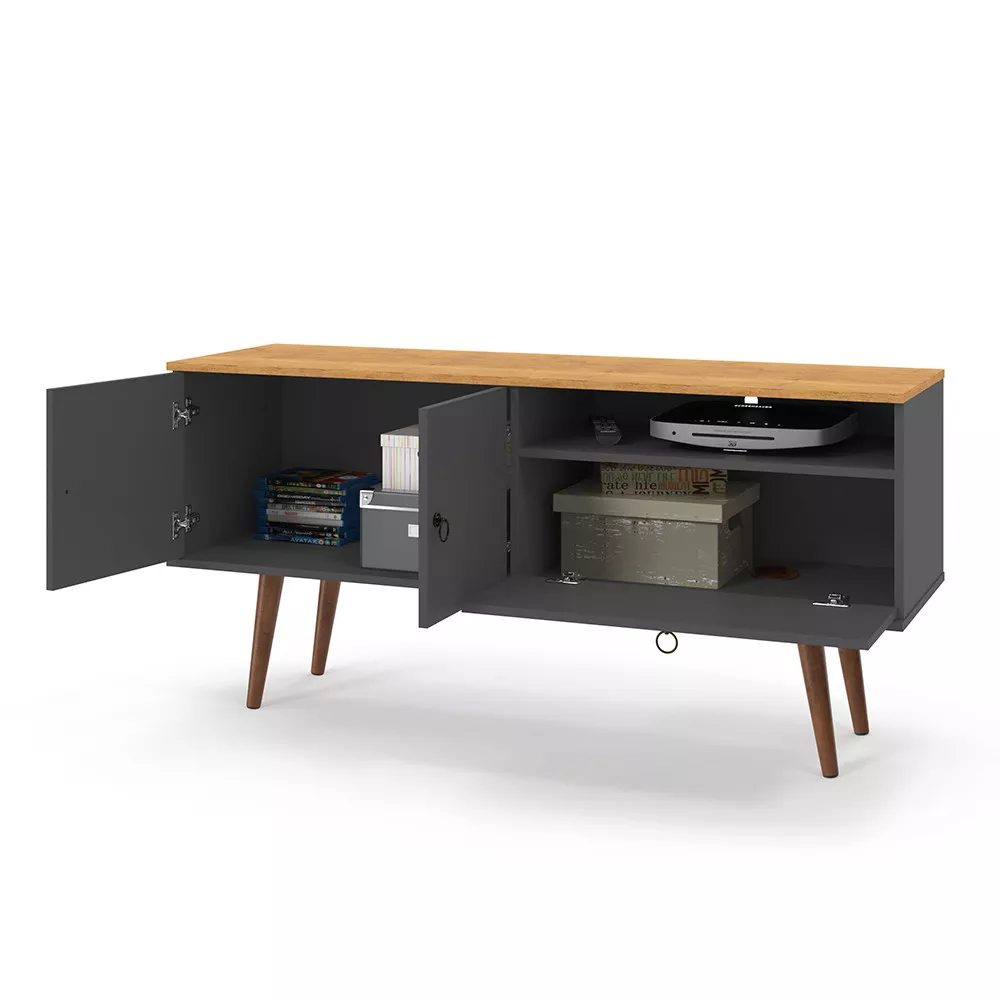 Image 2 of 4 of Rack para TV até 42 Polegadas137cm 3 Portas Topázio Patrimar