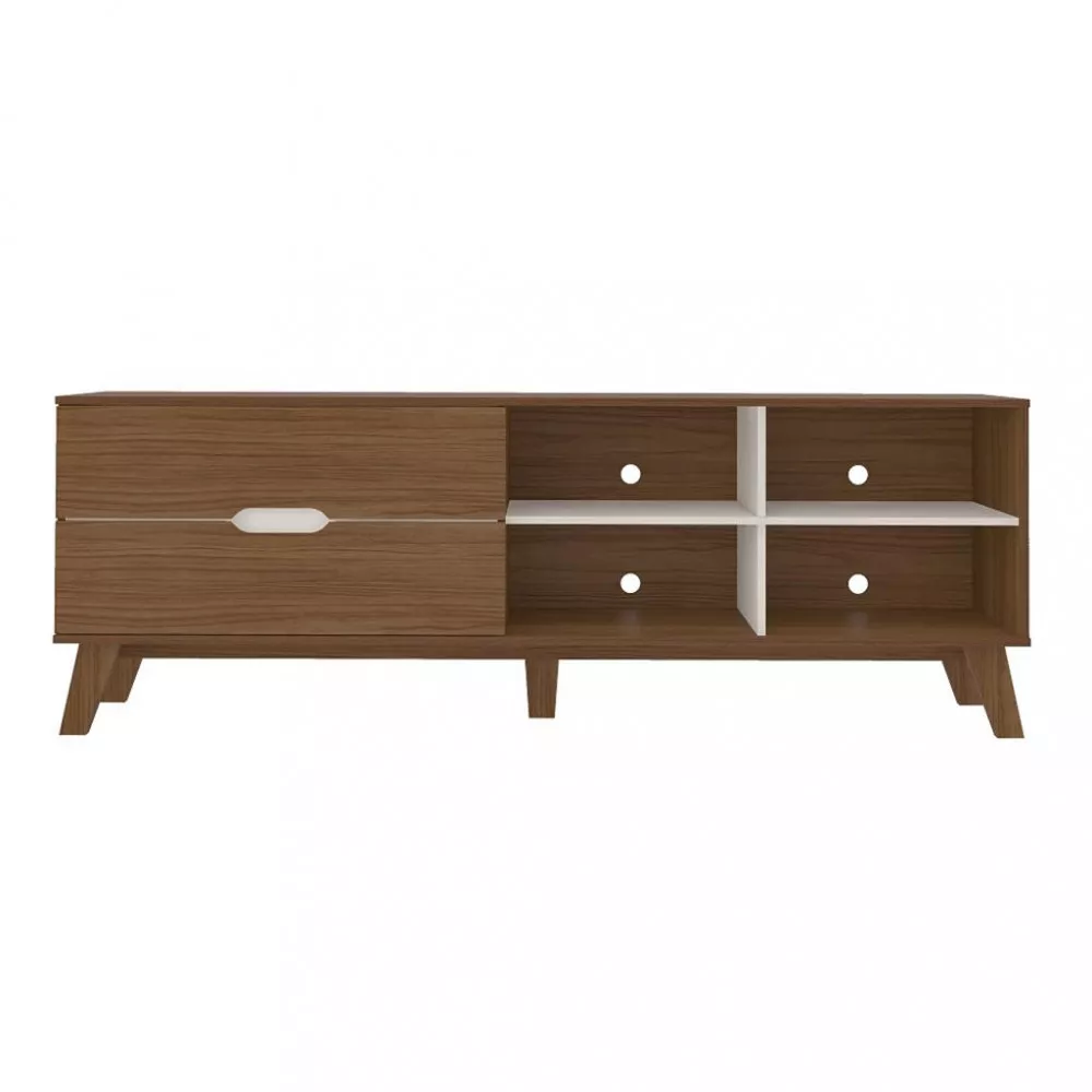 Image 1 of 5 of Rack para TV até 75 Polegadas 2 Gavetas com Pés Verona Artely