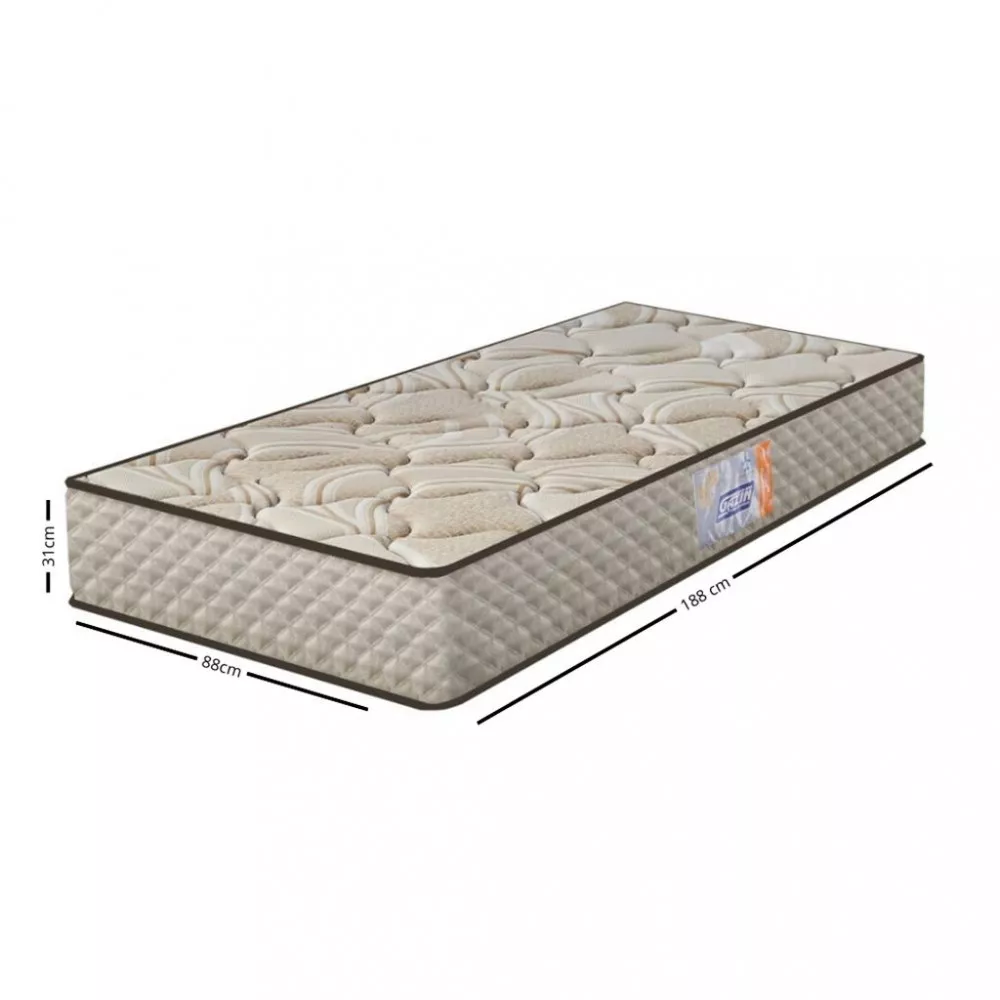 Image 1 of 3 of Colchão Solteiro 88cm Malha D33 Supreme Gazin