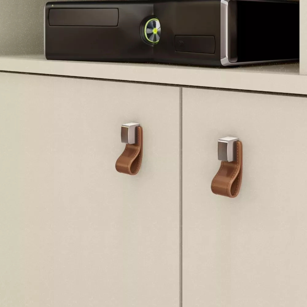 Image 4 of 5 of Estante Home para TV até 70 Polegadas 2 Portas com Rodízios Nevada Mobler