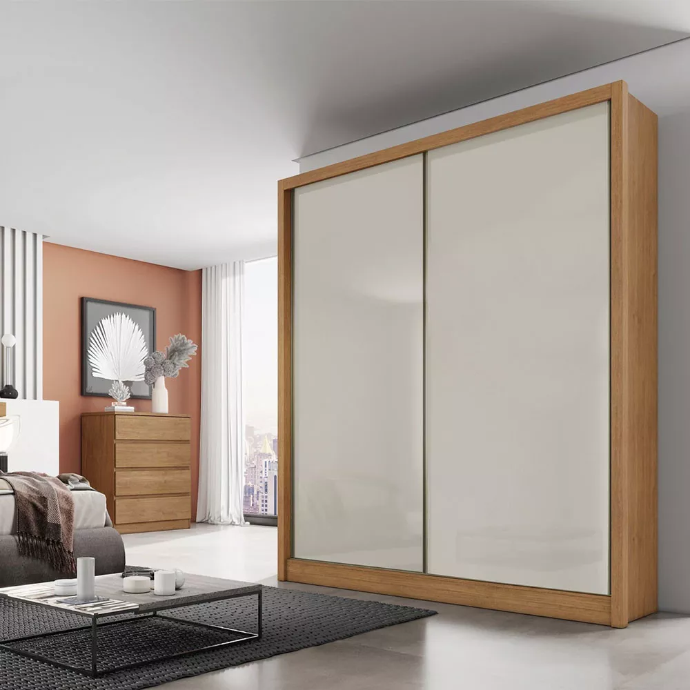Image 0 of 5 of Guarda Roupa Carrara 2 Portas 3 Gavetas Clic Moveis