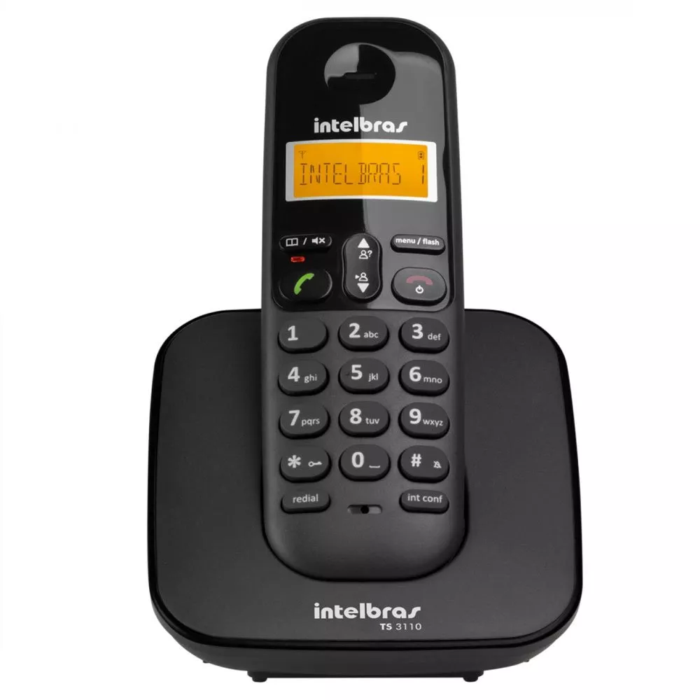 Image 0 of 3 of Telefone Intelbras sem fio TS3110