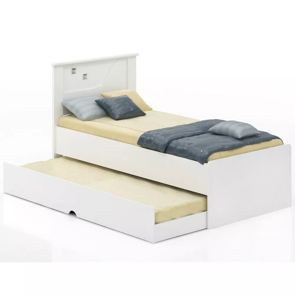Image 1 of 3 of Cama Bibox Solteiro Bianca II Cimol