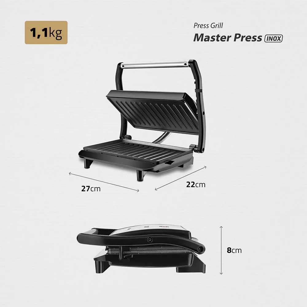 Image 6 of 10 of Sanduicheira e Grill Mondial Press Antiaderente