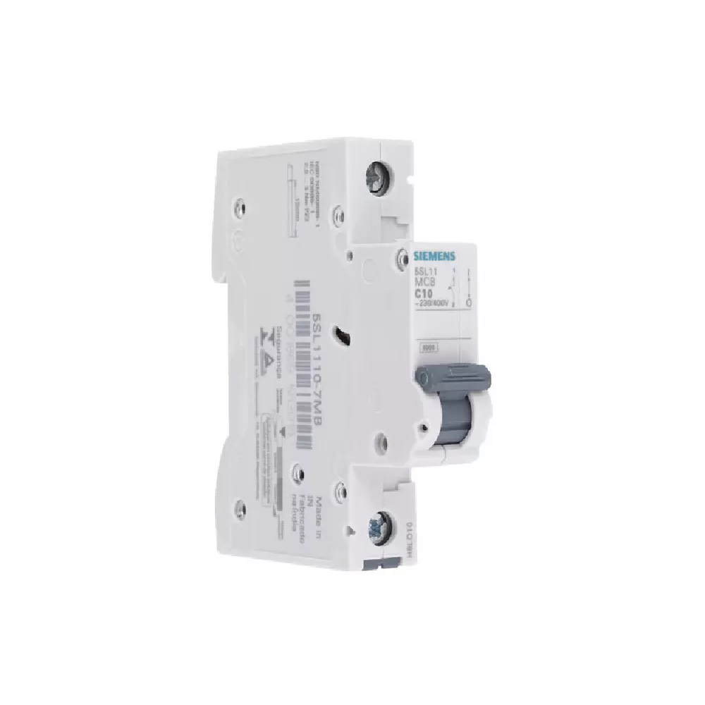 Image 0 of 1 of Disjuntor Monopolar Din 5SL1 Curva C 13A 3KA 5SL11137MB - Siemens