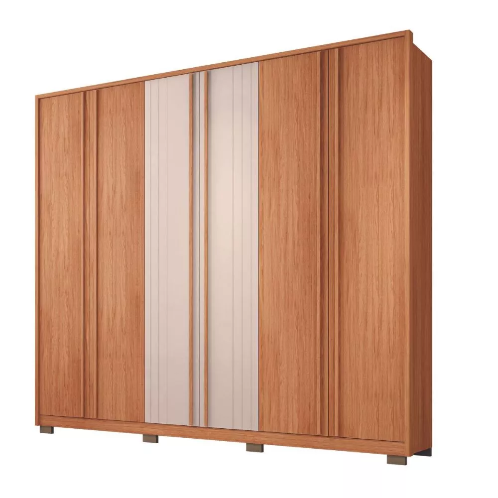 Image 2 of 6 of Guarda Roupa/ Roupeiro Mozart Caemmun 6 Portas e 4 Gavetas