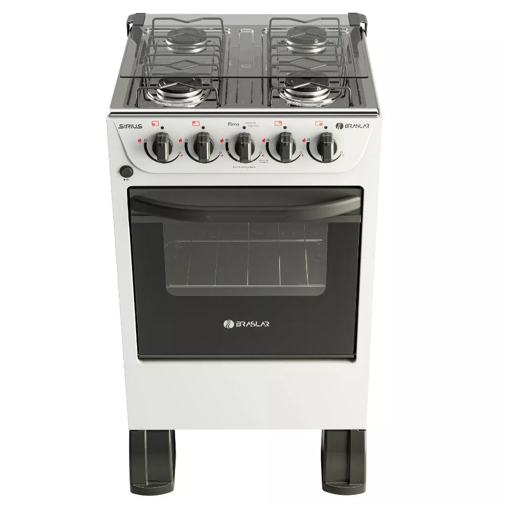 Image 0 of 2 of Fogão 4 Bocas De Piso Braslar Sirius Plus 2023