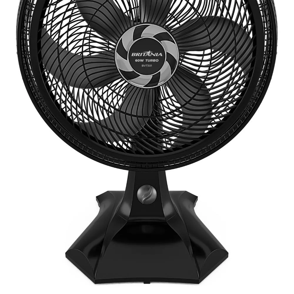 Image 7 of 11 of Ventilador de Mesa Britânia Maxx Force 30cm 6 Pás 3 Velocidades BVT301