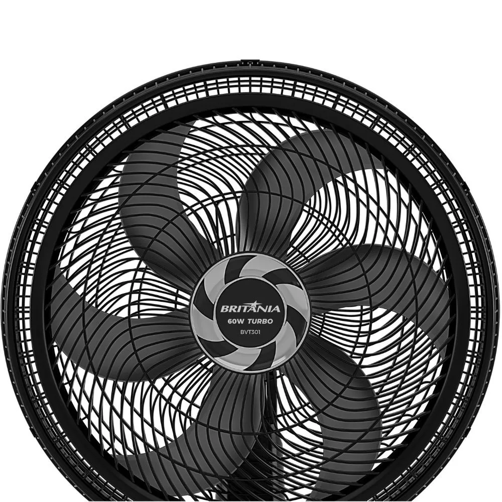 Image 9 of 11 of Ventilador de Mesa Britânia Maxx Force 30cm 6 Pás 3 Velocidades BVT301