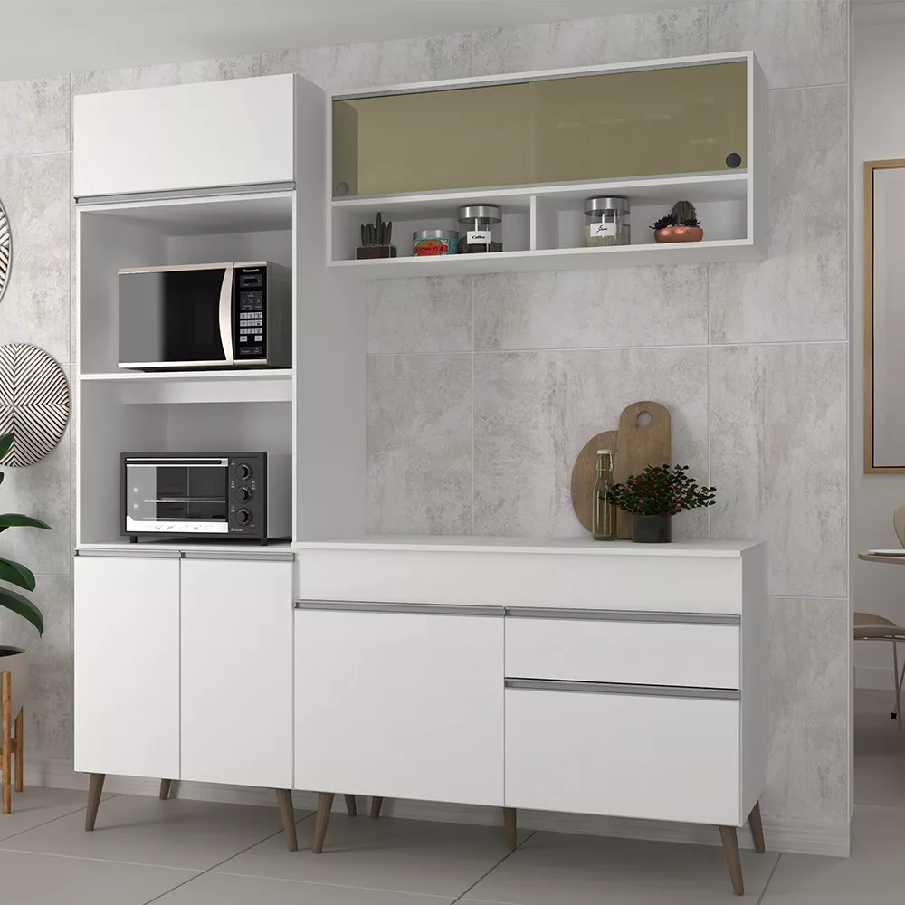Image 1 of 3 of Balcão Luciane Futura 80 cm 2 Portas
