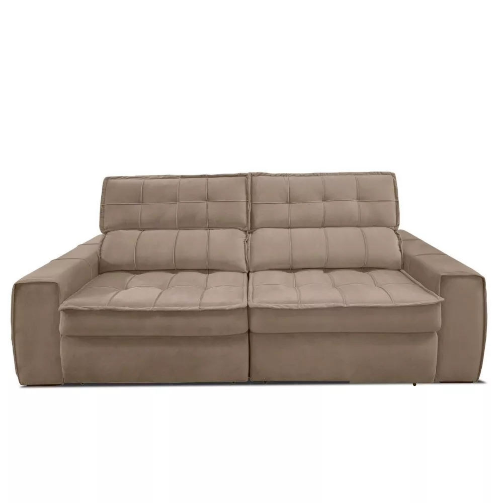 Image 1 of 4 of Sofá 254 cm 3 Lugares Retrátil Reclinável Matielo América