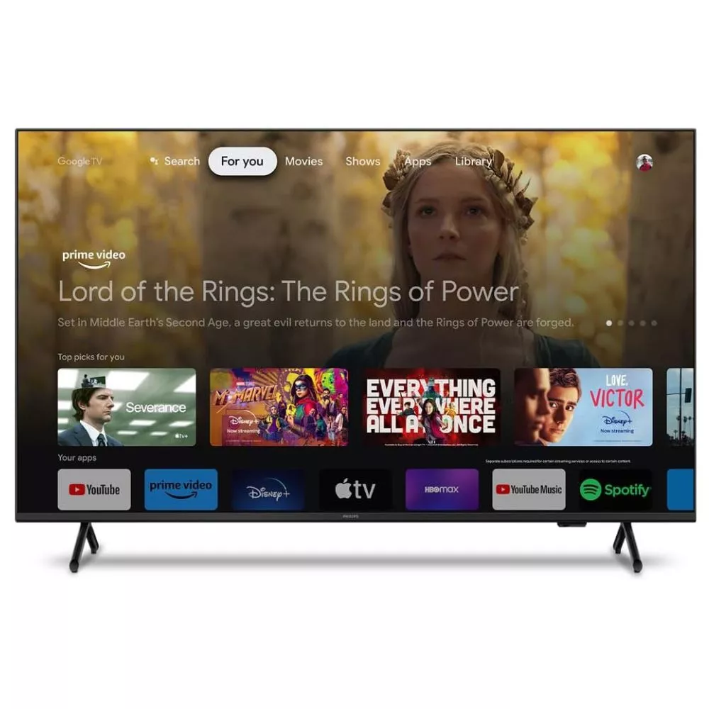 Image 3 of 7 of Smart TV 43 Philips Ambilight Google TV Comando de Voz Dolby Vision Atmos