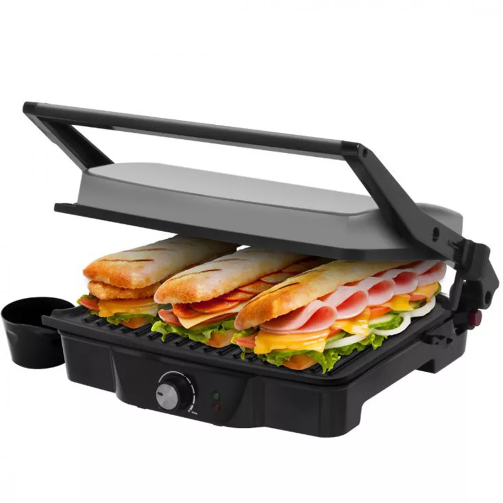Image 6 of 8 of Grill Press 180 Britânia Com Chapas Antiaderentes E Abertura De 180 Graus