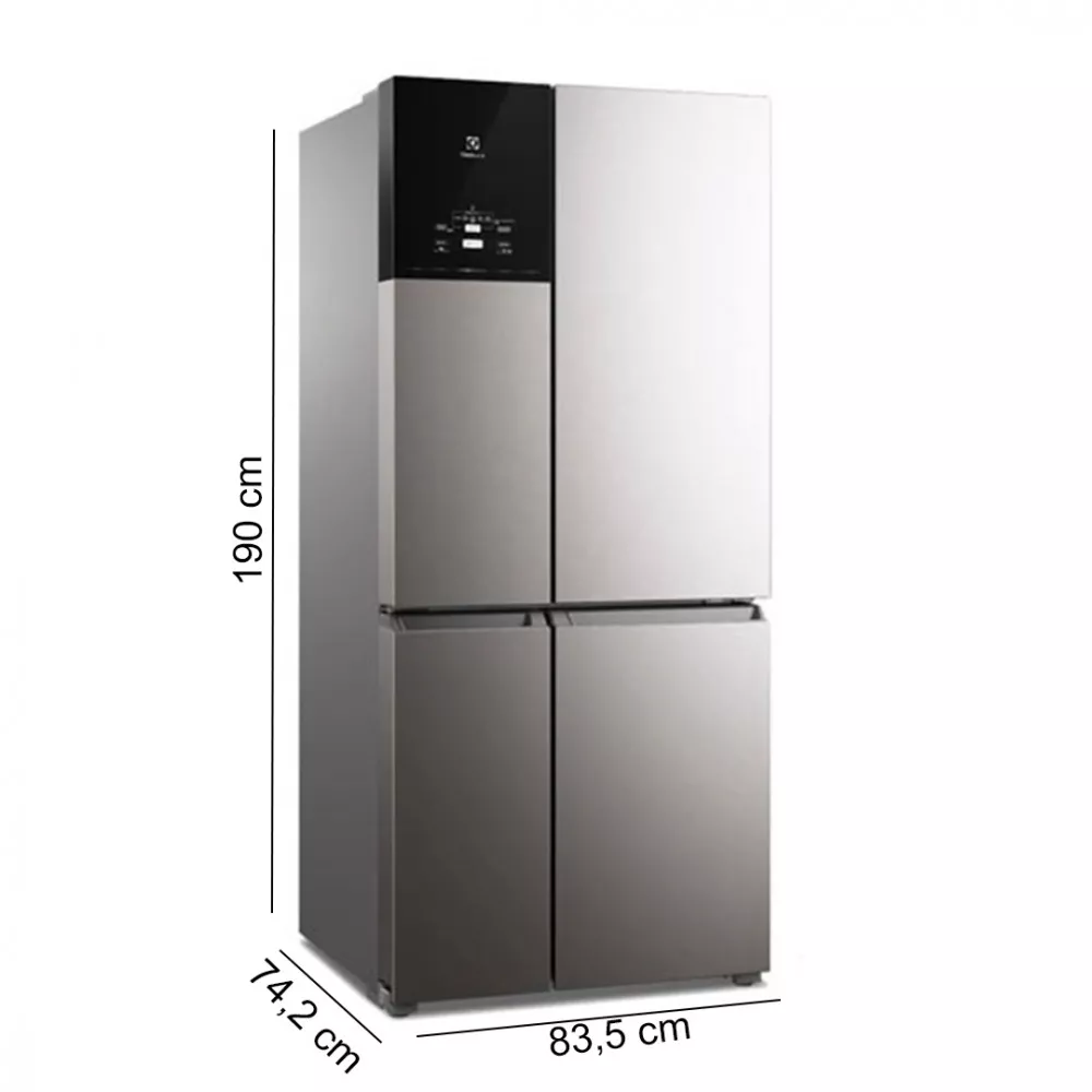 Image 2 of 6 of Geladeira Eletrolux Experience Multidoor 581L Inox Inverter Flexispace