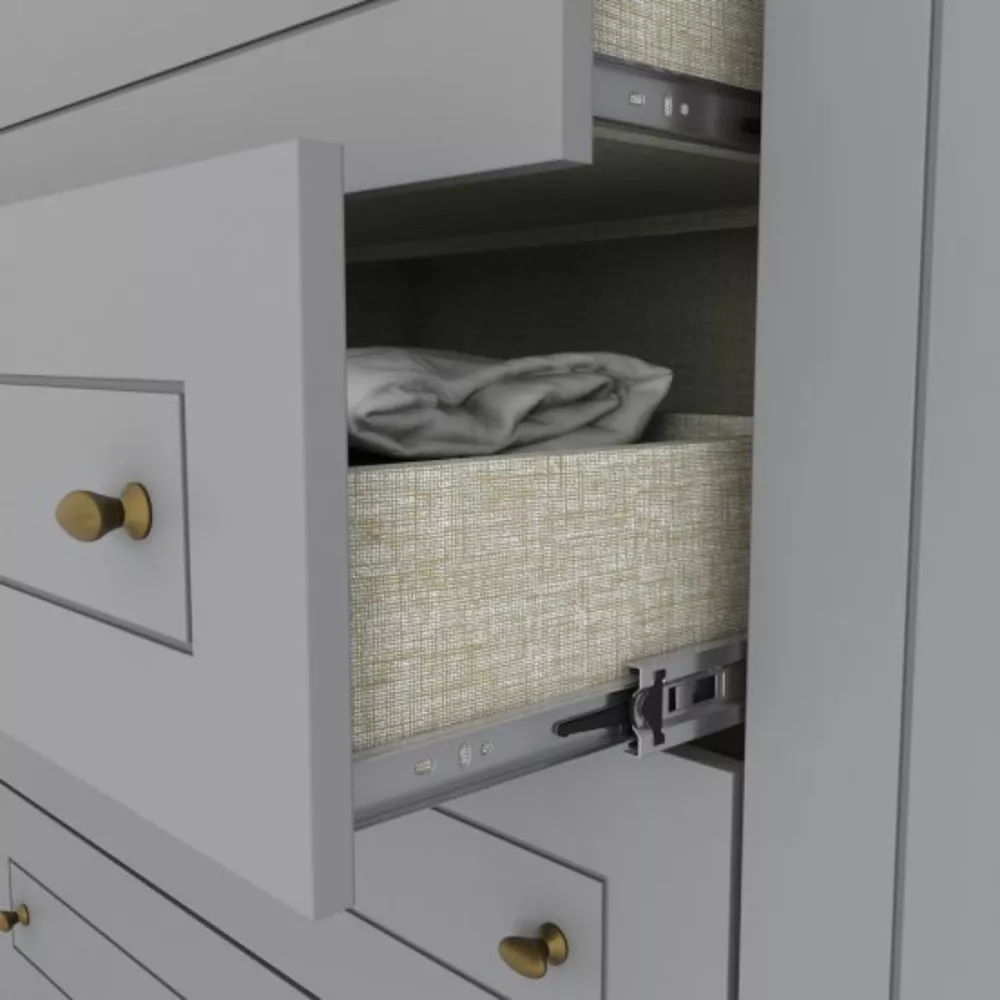 Image 5 of 7 of Guarda Roupa Henn Americano 6 Portas 4 Gavetas D205-05