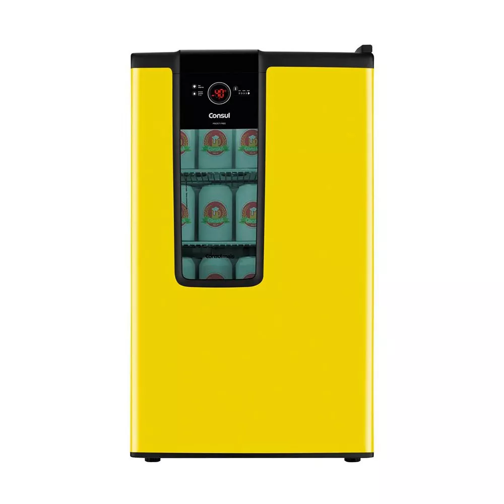 Image 0 of 4 of Cervejeira Consul Mais 1 Porta 82L 5 níveis de Temperatura Capacidade para 75 Latas - CZD12