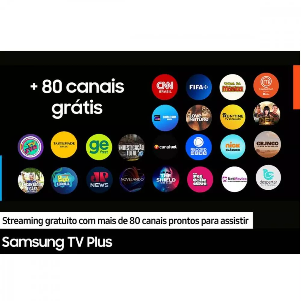 Image 6 of 10 of Samsung Smart TV 65 UHD 4K 65DU7700 Processador Crystal 4K Gaming Hub Processador Crystal