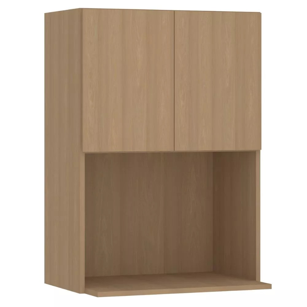 Image 0 of 4 of Armário Aéreo Slim 2 portas com nicho para Micro Luciane 60cm