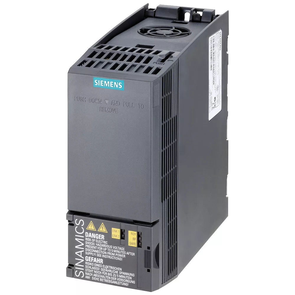 Image 0 of 1 of Inversor de Frequência Trifásico Sinamics G120C 380-480v Profinet 3CV 5,6A 2.2KW 6SL32101KE158UF2 - Siemens