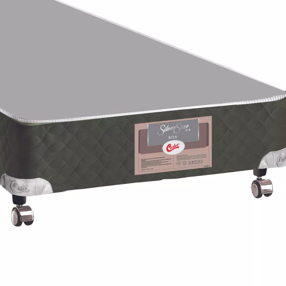 Image 3 of 4 of Base Box Solteiro Castor Silver Star Air Tecnopedic 88x188x27