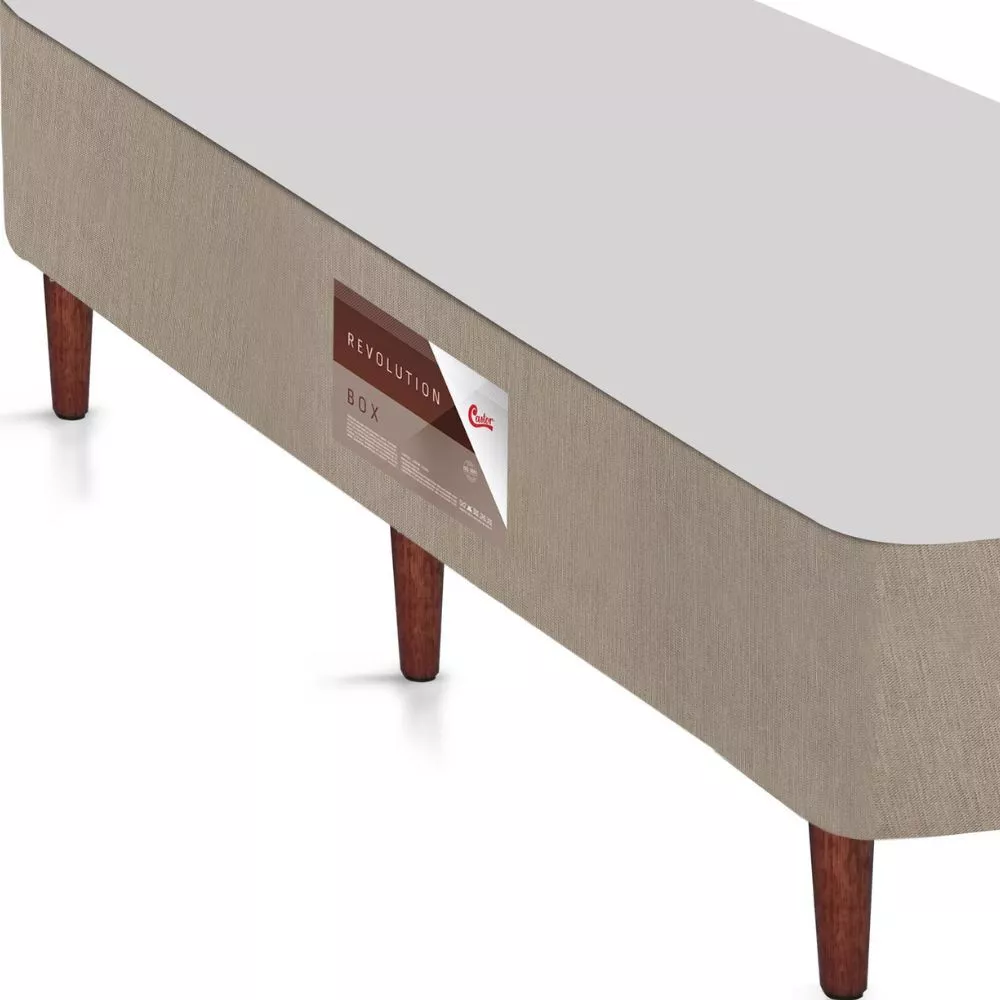 Image 2 of 4 of Base Box Solteiro Castor Revolution Tecnopedic 88x188x27