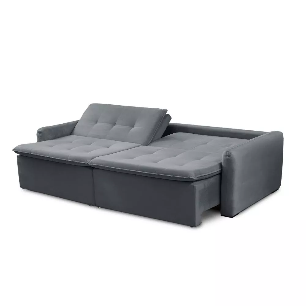 Image 2 of 3 of Estofado Jandaia Slim Bicama 2 Lugares Com Encostos Reclináveis em 03 estágios