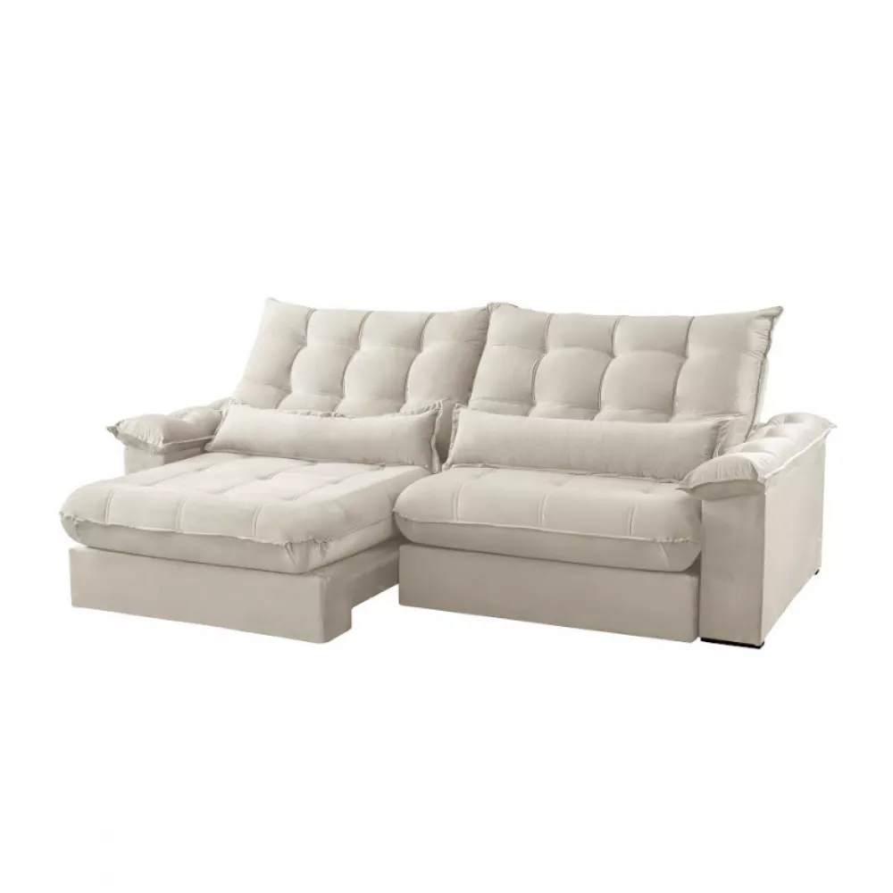 Image 2 of 6 of Sofá Classic Linho 02 Módulos 120 cm B25 Meu Sofá Online