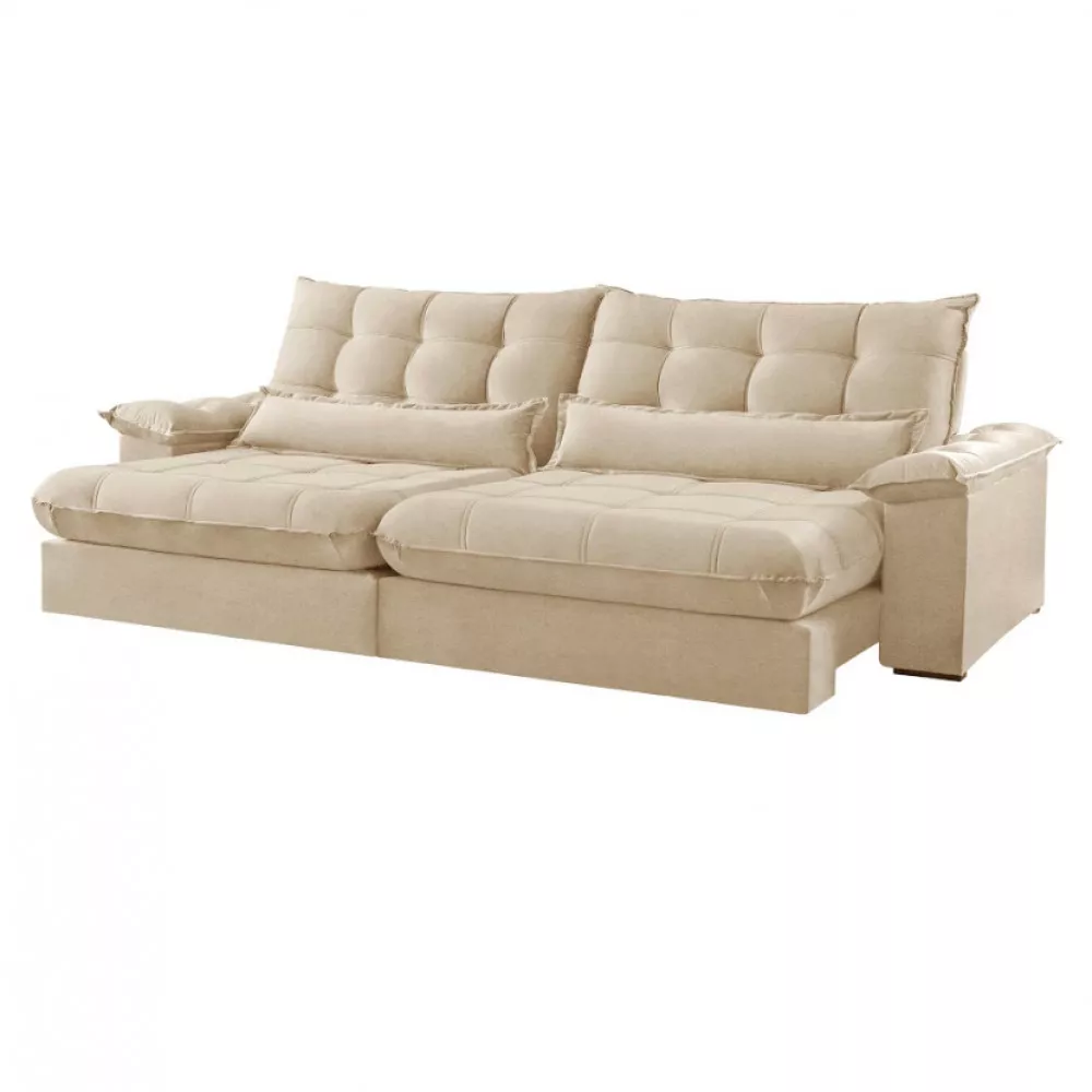 Image 1 of 6 of Sofá Classic Linho 02 Módulos 100 cm B25 Meu Sofá Online