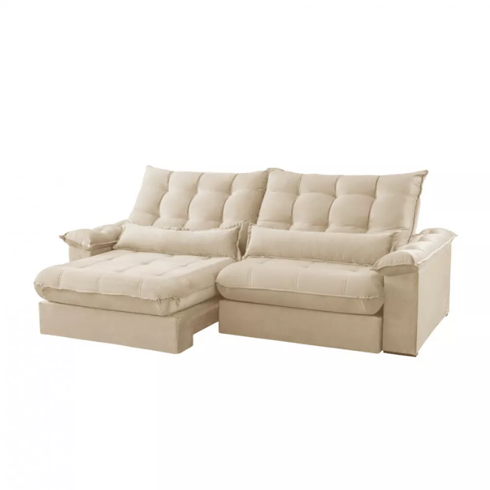 Image 2 of 6 of Sofá Classic Linho 02 Módulos 100 cm B25 Meu Sofá Online
