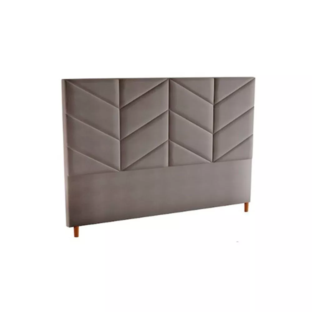 Image 1 of 3 of Cabeceira Berlim Casal Queen 156 cm Suede Meu Sofá Online