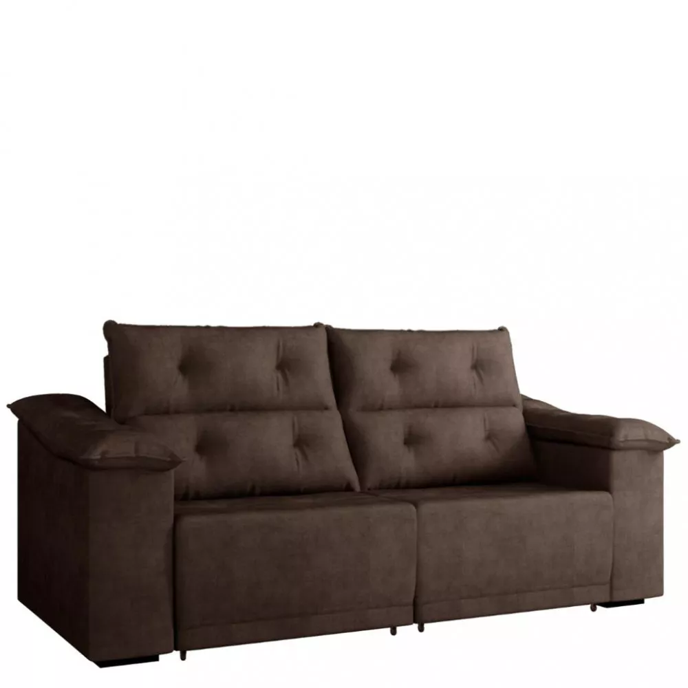 Image 1 of 4 of Sofá 3 Lugares 230cm Retrátil Reclinável Suede Parati Flash