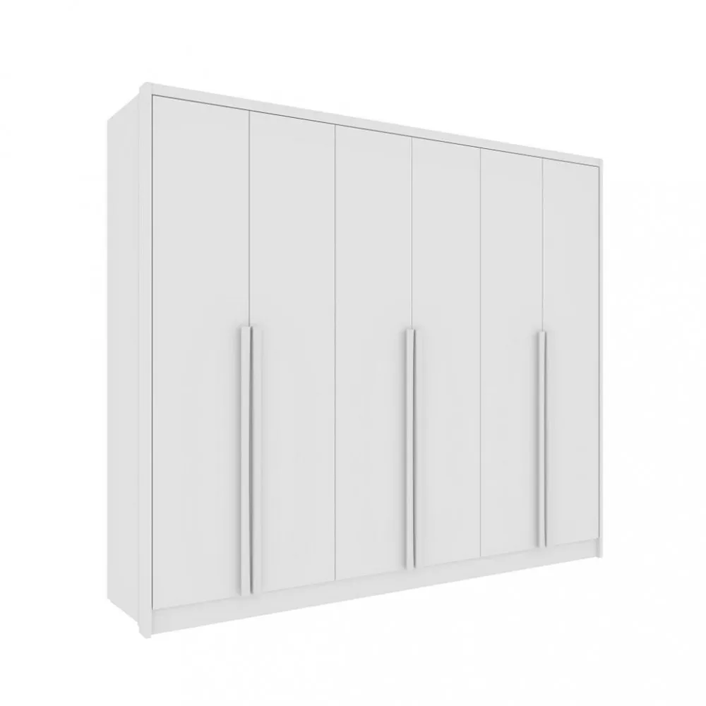 Image 1 of 4 of Guarda Roupa Casal 6 Portas 100 MDF Realeza Tcil