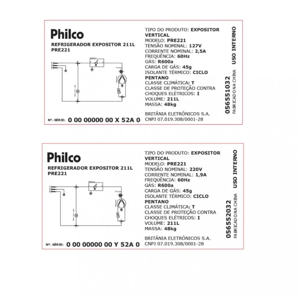 Image 3 of 5 of Geladeira Philco PRE221 Expositor 211L