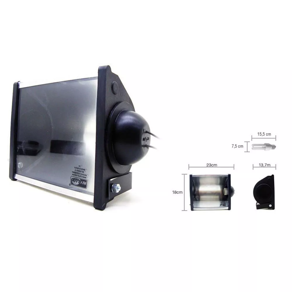 Image 0 of 1 of Refletor Para Lâmpada Compacta 160w Nylux