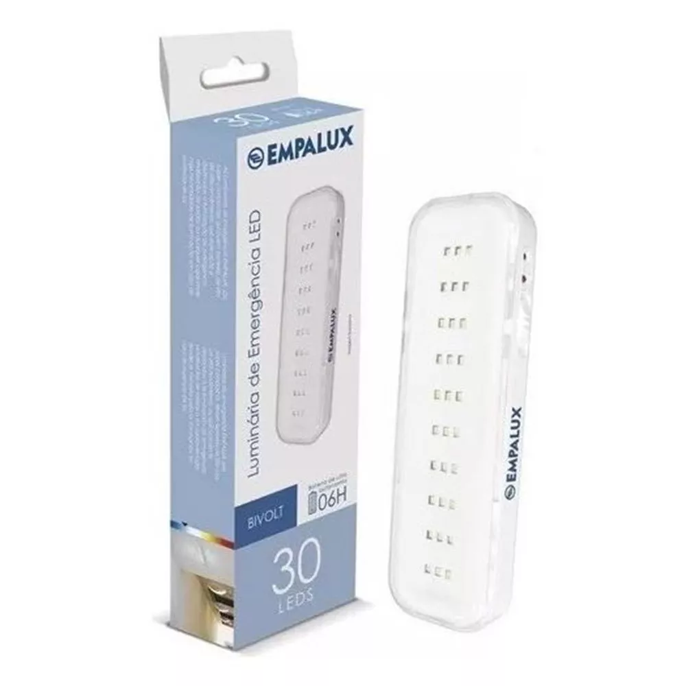 Image 2 of 3 of Luminária de Emergência Led 110 Lumens 30 Leds Empalux