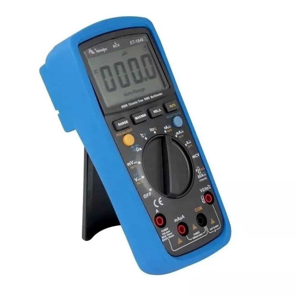 Image 1 of 3 of Multímetro Digital Detector Tensao True Rms Et-1649 Minipa