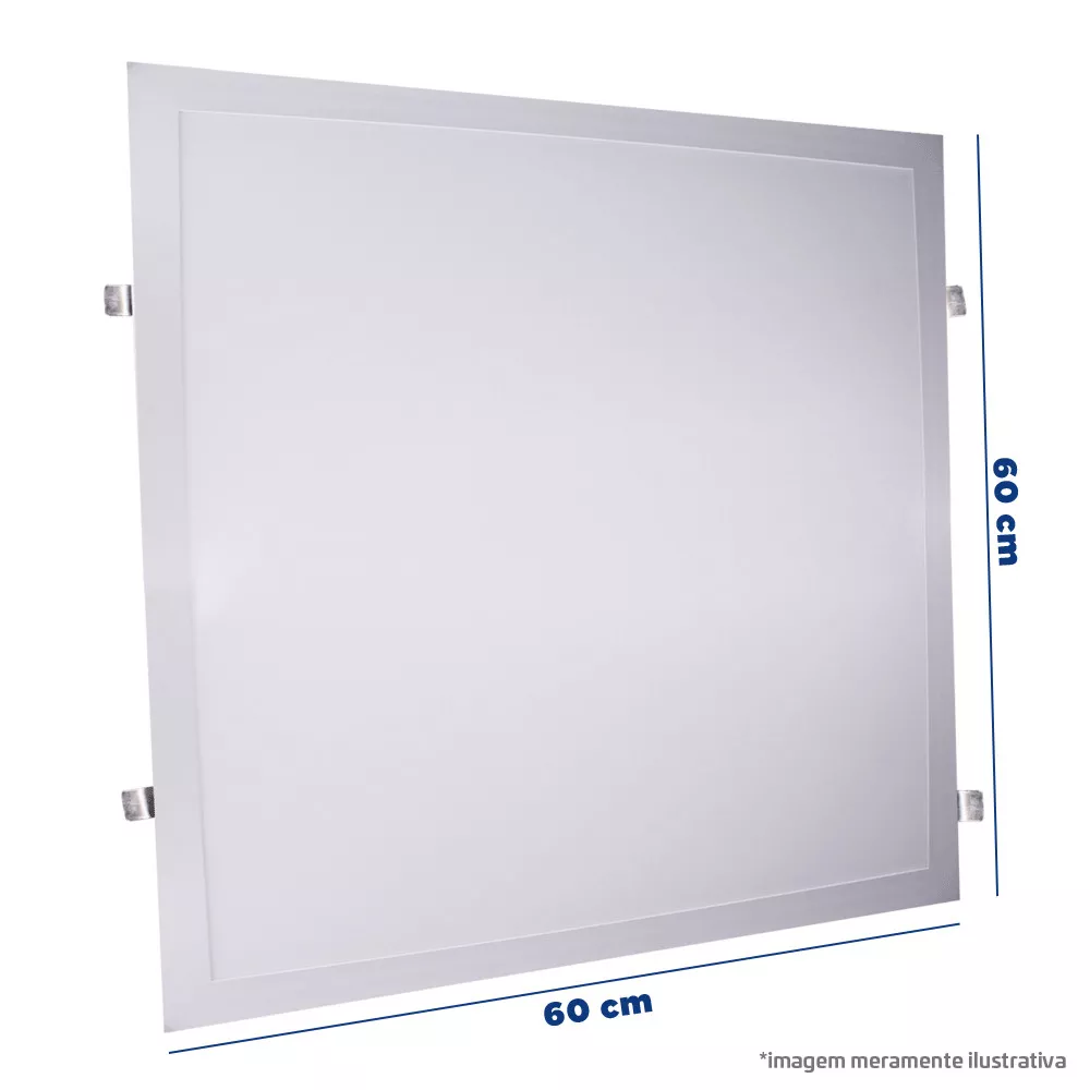 Image 0 of 1 of Plafon Led quadrado embutir 40w 6000K LD34036 Branco Empalux