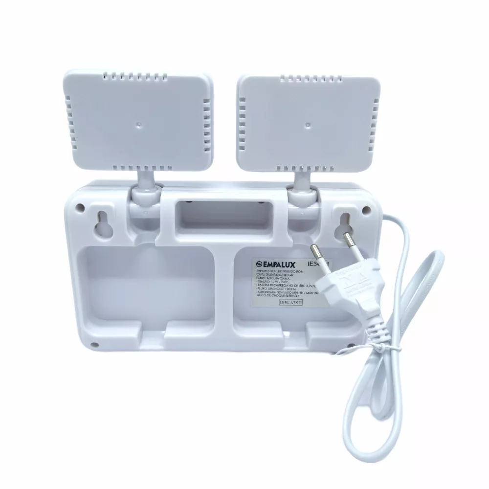 Image 3 of 5 of Luminária de Emergência Led 2 Faróis 1200 Lumens Slim Empalux