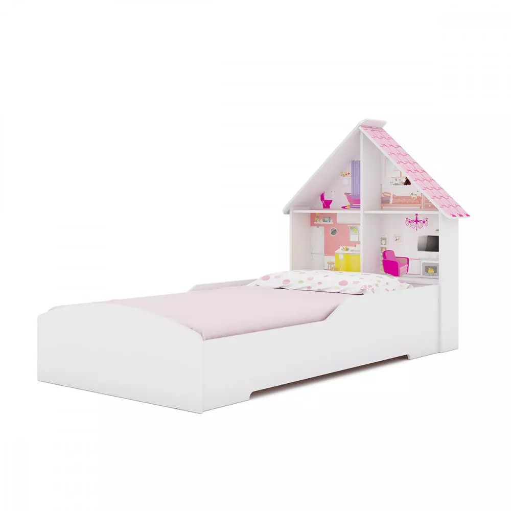 Image 1 of 3 of Cama Solteiro MDF Casinha Gelius