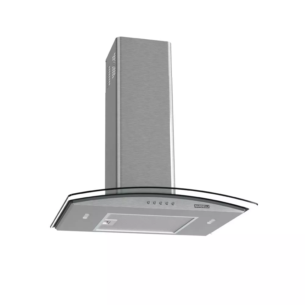 Image 0 of 7 of Coifa Nardelli de Parede Clean Vidro Curvo Kromanox 60cm