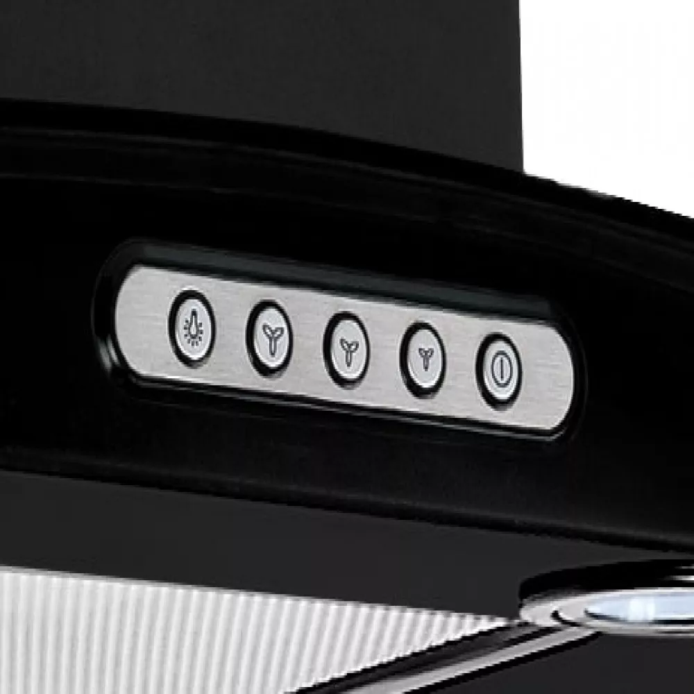 Image 3 of 7 of Coifa de Parede 75cm Vidro Curvo Duto Slim Nardelli Black