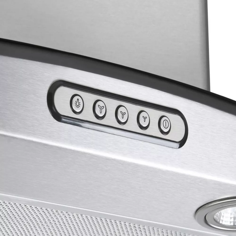 Image 3 of 7 of Coifa de Parede 90cm Vidro Reto Duto Slim Nardelli Inox