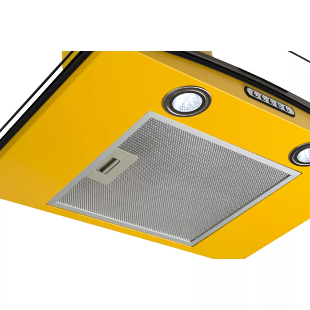 Image 1 of 7 of Coifa de Parede 80cm Vidro Curvo Slim Nardelli Yellow