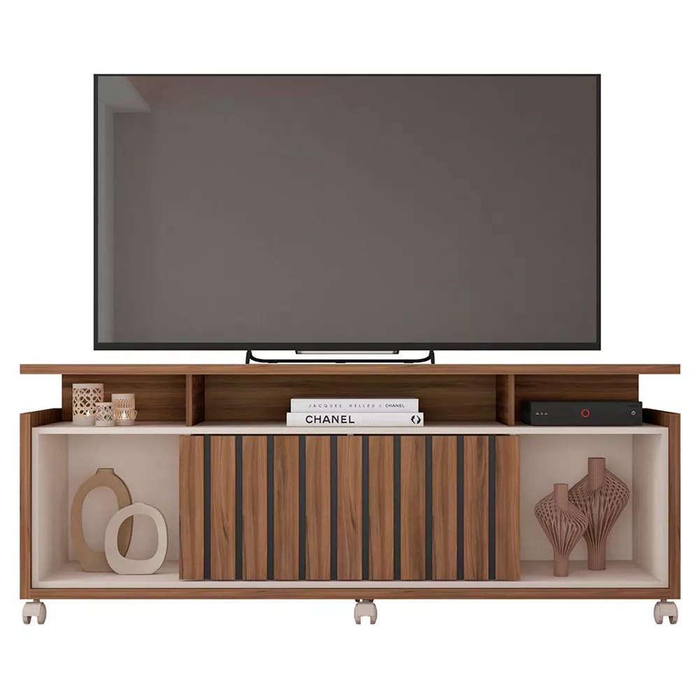 Rack Bancada para Tv até 65 Polegadas 1 Porta Oasis Caemmun
